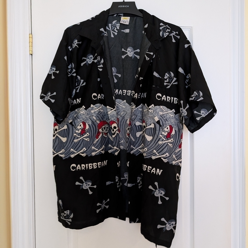 Caribbean Pirate Skull Shirt